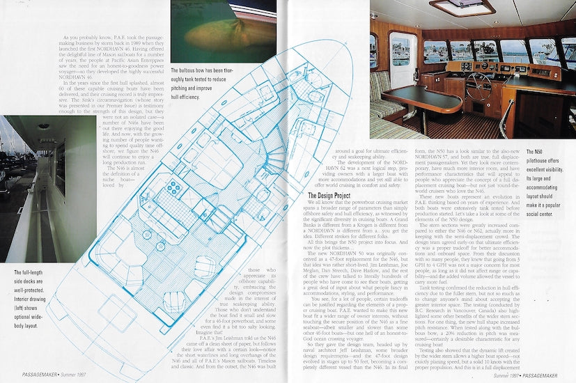 Nordhavn 50 Passagemaker Magazine Reprint Brochure