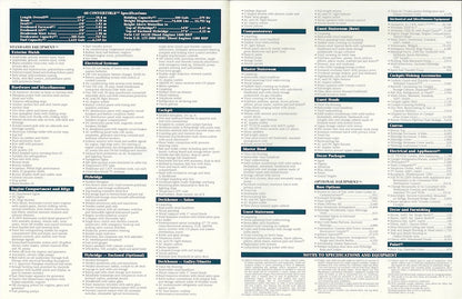 Hatteras 60 Convertible Specification Brochure