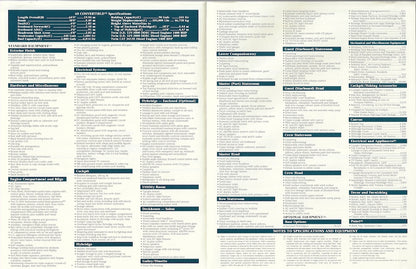 Hatteras 65 Convertible Specification Brochure