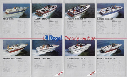 Regal 1985 Full Line Brochure