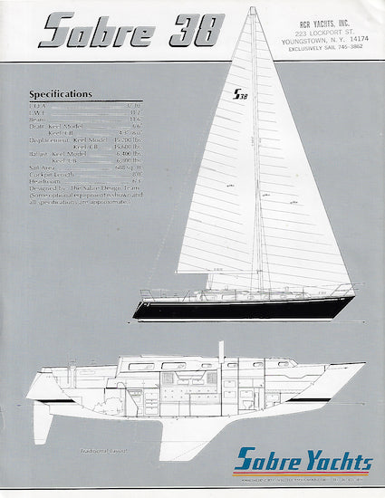 Sabre 38 Brochure