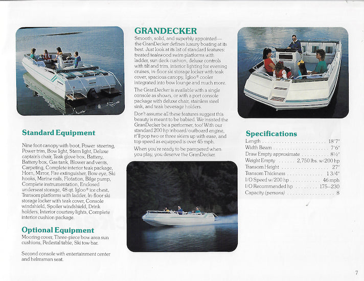 Anchor 1980s DeckBoat Brochure