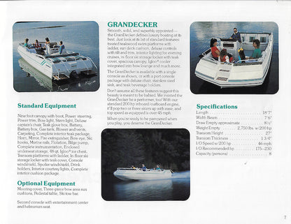 Anchor 1980s DeckBoat Brochure