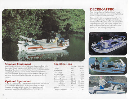 Anchor 1980s DeckBoat Brochure