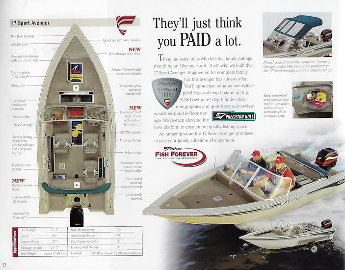 Fisher 2001 Fishing Brochure