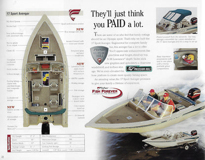 Fisher 2001 Fishing Brochure