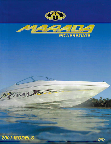 Marada 2001 Poster Brochure SailInfo I boatbrochure