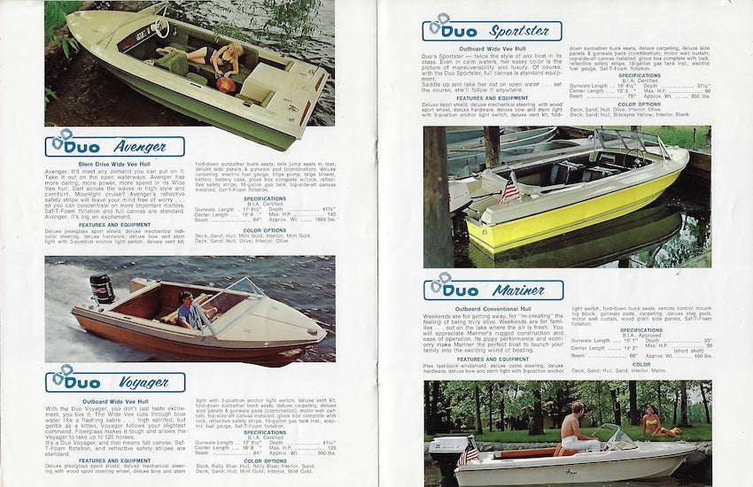 Duo 1971 Brochure