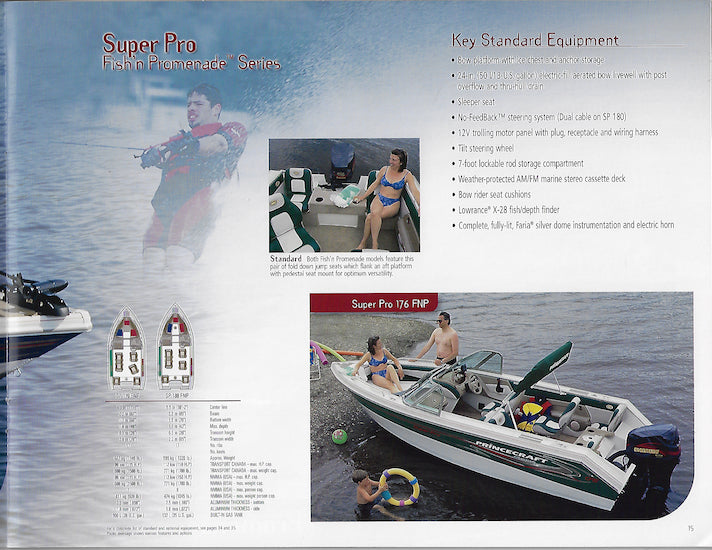 Princecraft 2001 Fishing Brochure