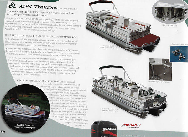 Crest 2001 Brochure – SailInfo I boatbrochure.com