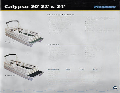 Playbuoy 2001 Pontoon Brochure