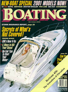 Bertram 450 Convertible Boating Magazine Reprint Brochure