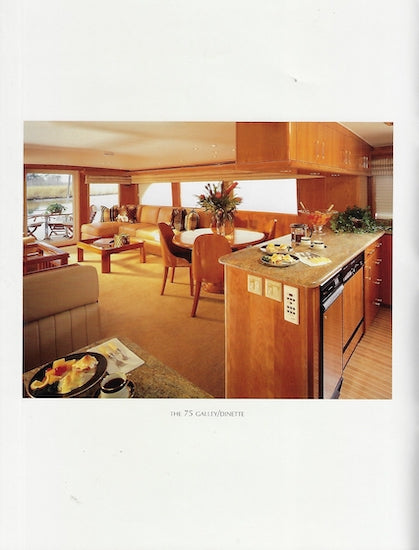 Hatteras 75 Cockpit Motoryacht & 75 Sport Deck Motor Yacht Brochure