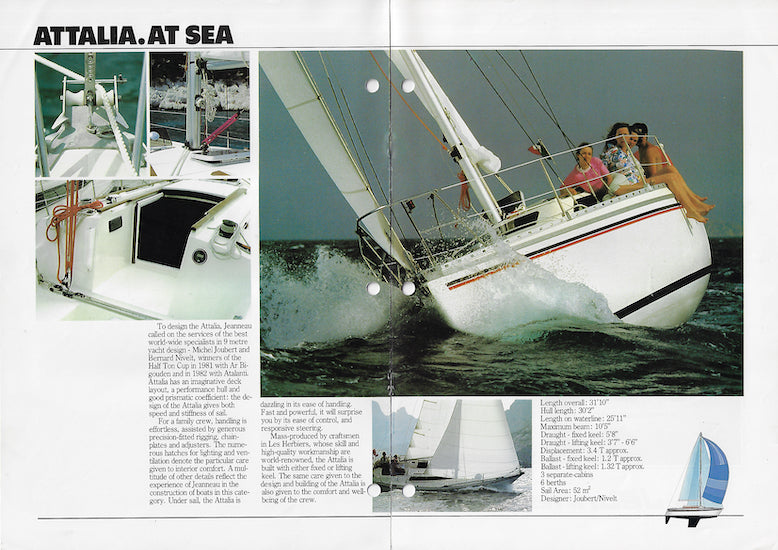 Jeanneau Attalia 32 Brochure