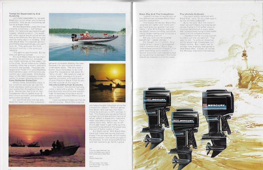 Mercury 1982 Outboard Brochure