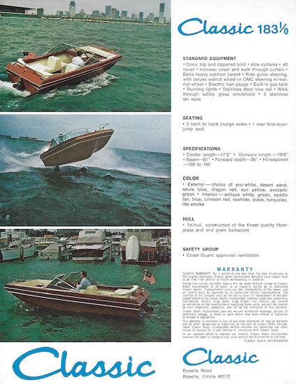 Classic 183 I/O Brochure