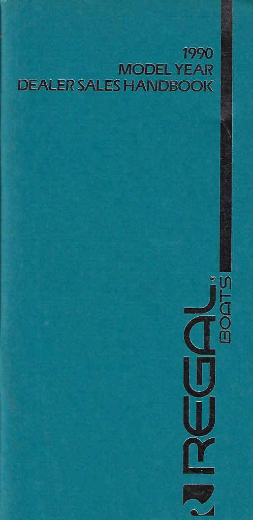 Regal 1990 Dealer Handbook