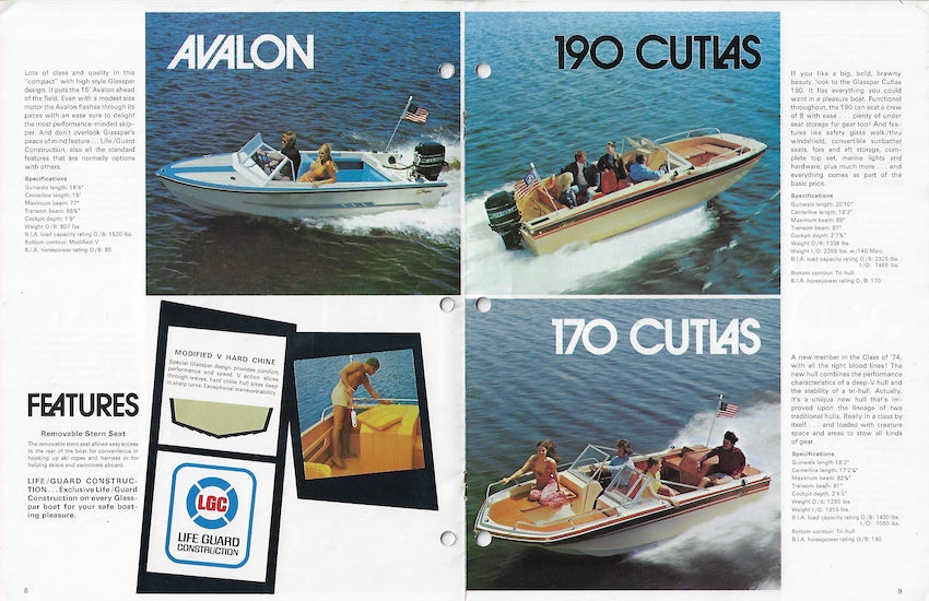 Glasspar 1974 Brochure