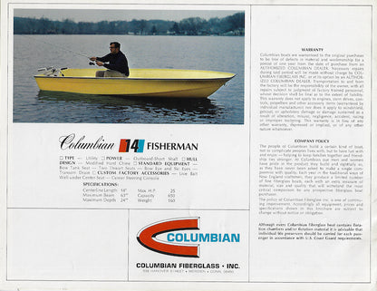 Columbia 1970s Brochure