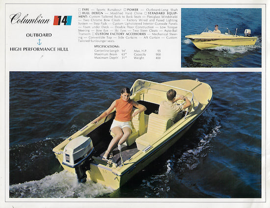 Columbia 1970s Brochure
