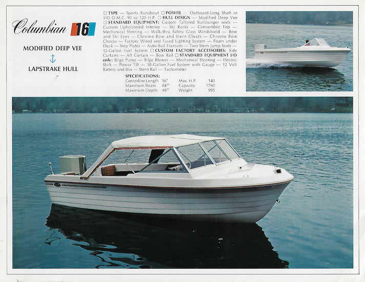 Columbia 1970s Brochure