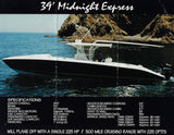 Midnight Express 39 Brochure