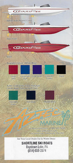 Aztec Coyote Ski Boat Brochure