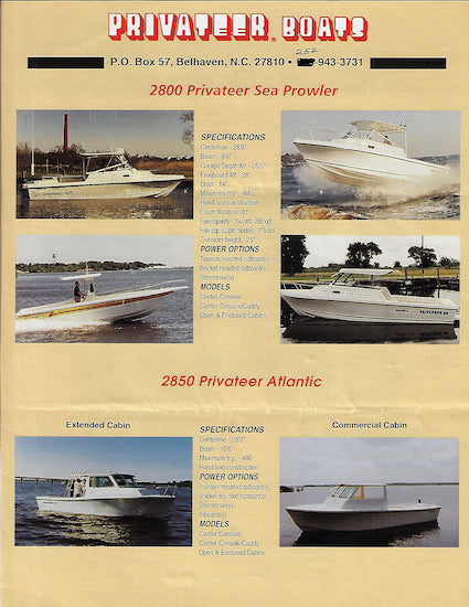 Privateer Brochure