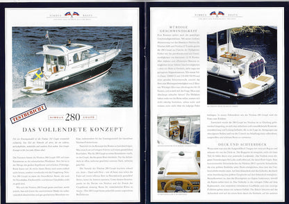 Nimbus 280 Coupé Brochure (German)