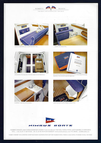 Nimbus 280 Coupé Brochure (German)