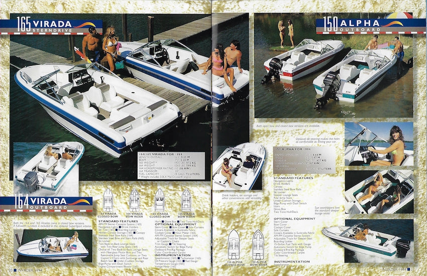 Invader 1994 Brochure