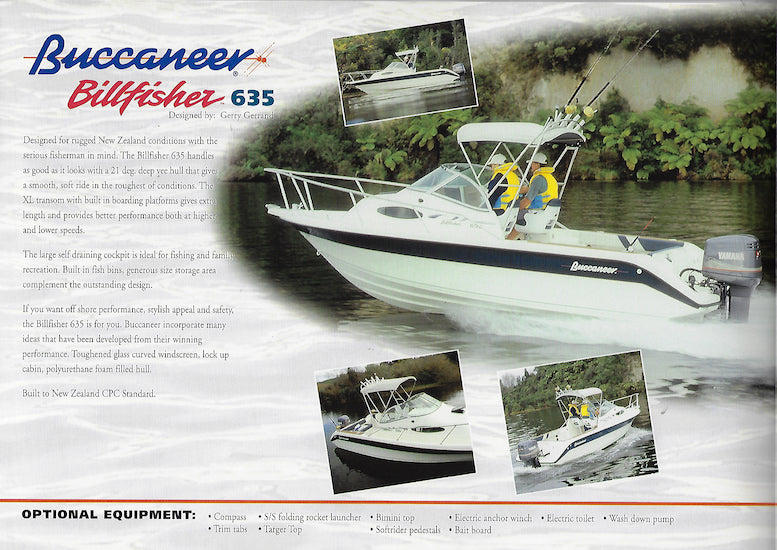 Buccaneer Billfisher Brochure