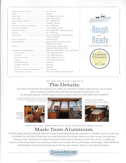 Sound Craft Marine Brochure Package
