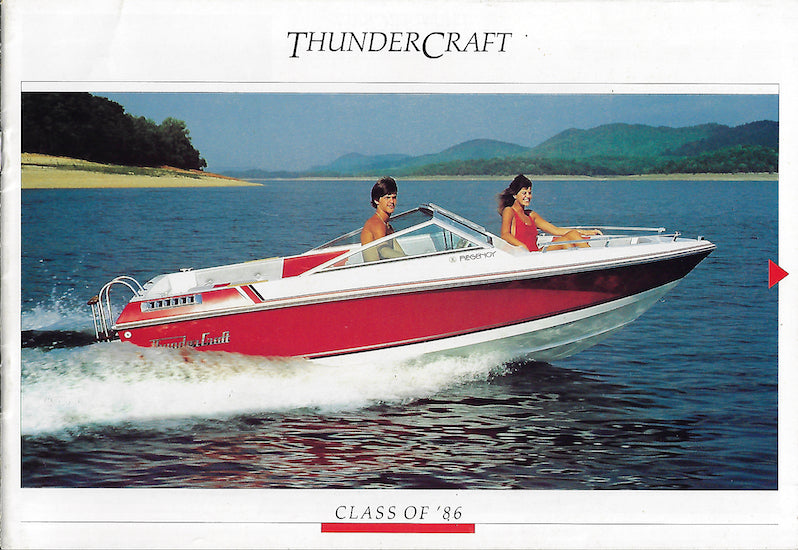 Thunder Craft 1986 Brochure – SailInfo I boatbrochure.com
