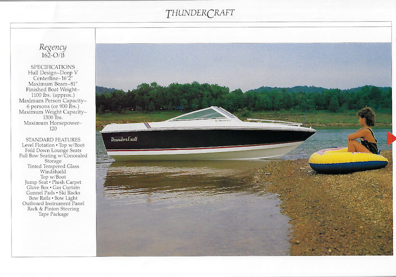 Thunder Craft 1986 Brochure