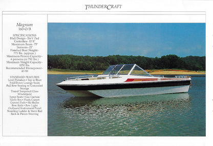 Thunder Craft 1986 Brochure