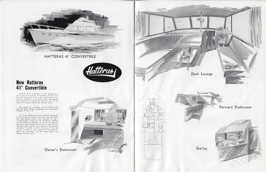 Hatteras 1963 Brochure