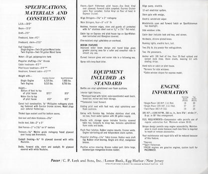 Pacemaker Pacer 25 / 28 Brochure