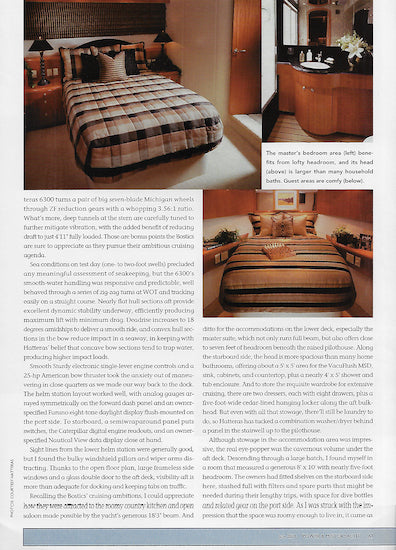 Hatteras 6300 Raised Pilothouse Power & Motoryacht Magazine Report Brochure