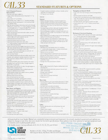 Cal 33 Brochure