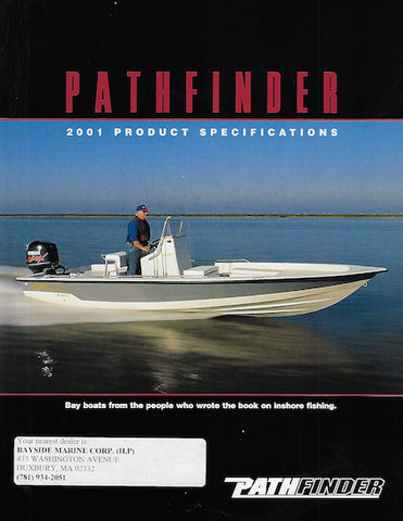Pathfinder 2001 Brochure