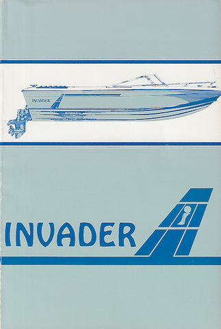 Invader 1986 Owners Manual