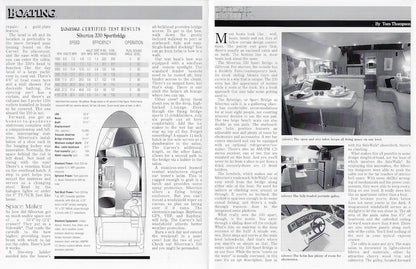 Silverton 330 Sport Bridge Magazine Reprint Brochure