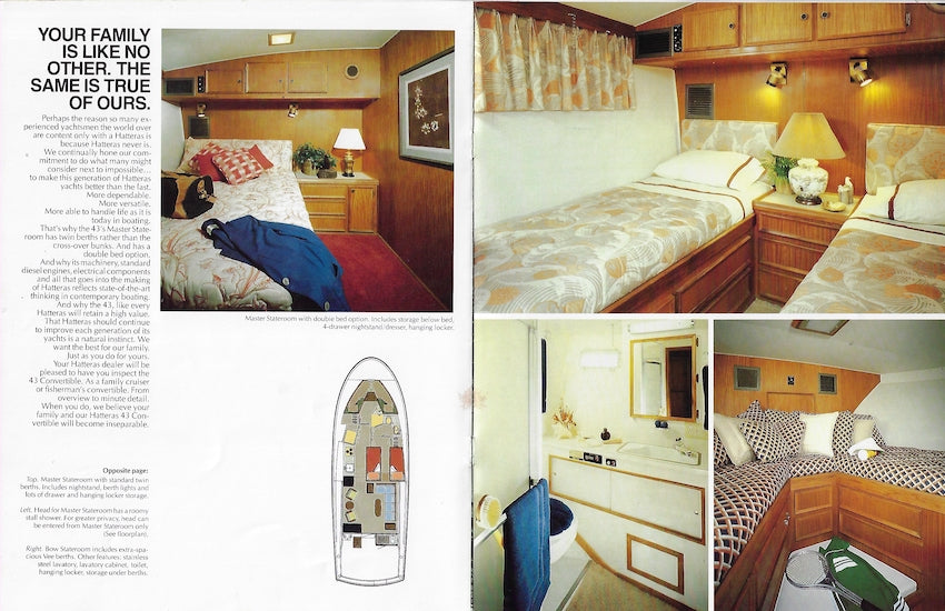 Hatteras 43 Convertible Brochure