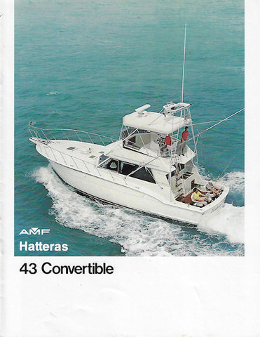 Hatteras 43 Convertible Brochure