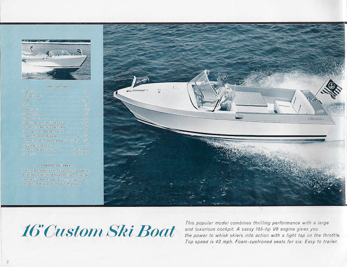 Chris Craft 1964 Cavalier Brochure – SailInfo I boatbrochure.com