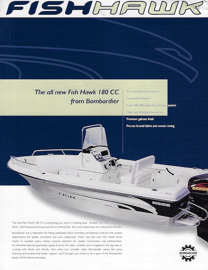 Bombardier Fish Hawk 180 Center Console Brochure