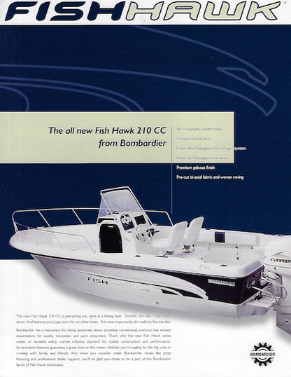 Bombardier Fish Hawk 210 Center Console Brochure