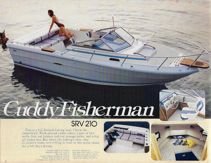 Sea Ray 1984 Runabouts / Cruisers Brochure SailInfo I