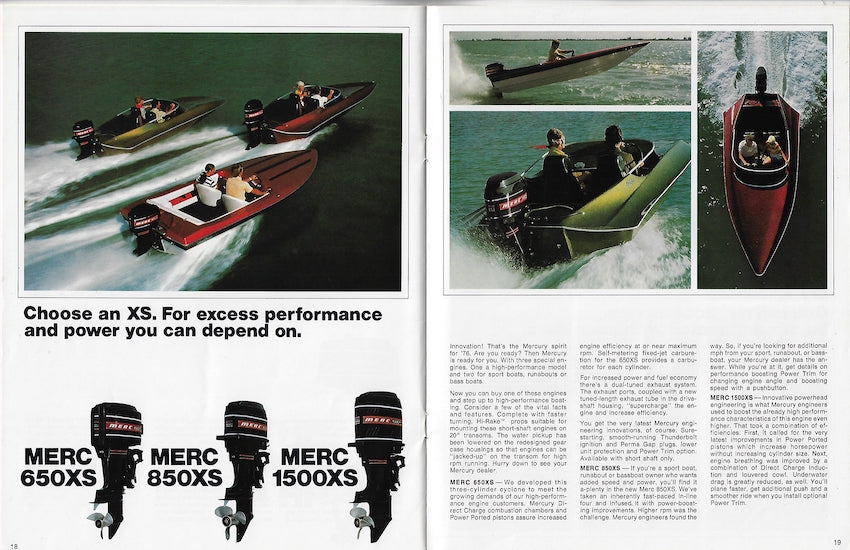 Mercury 1976 Outboard Brochure SailInfo I